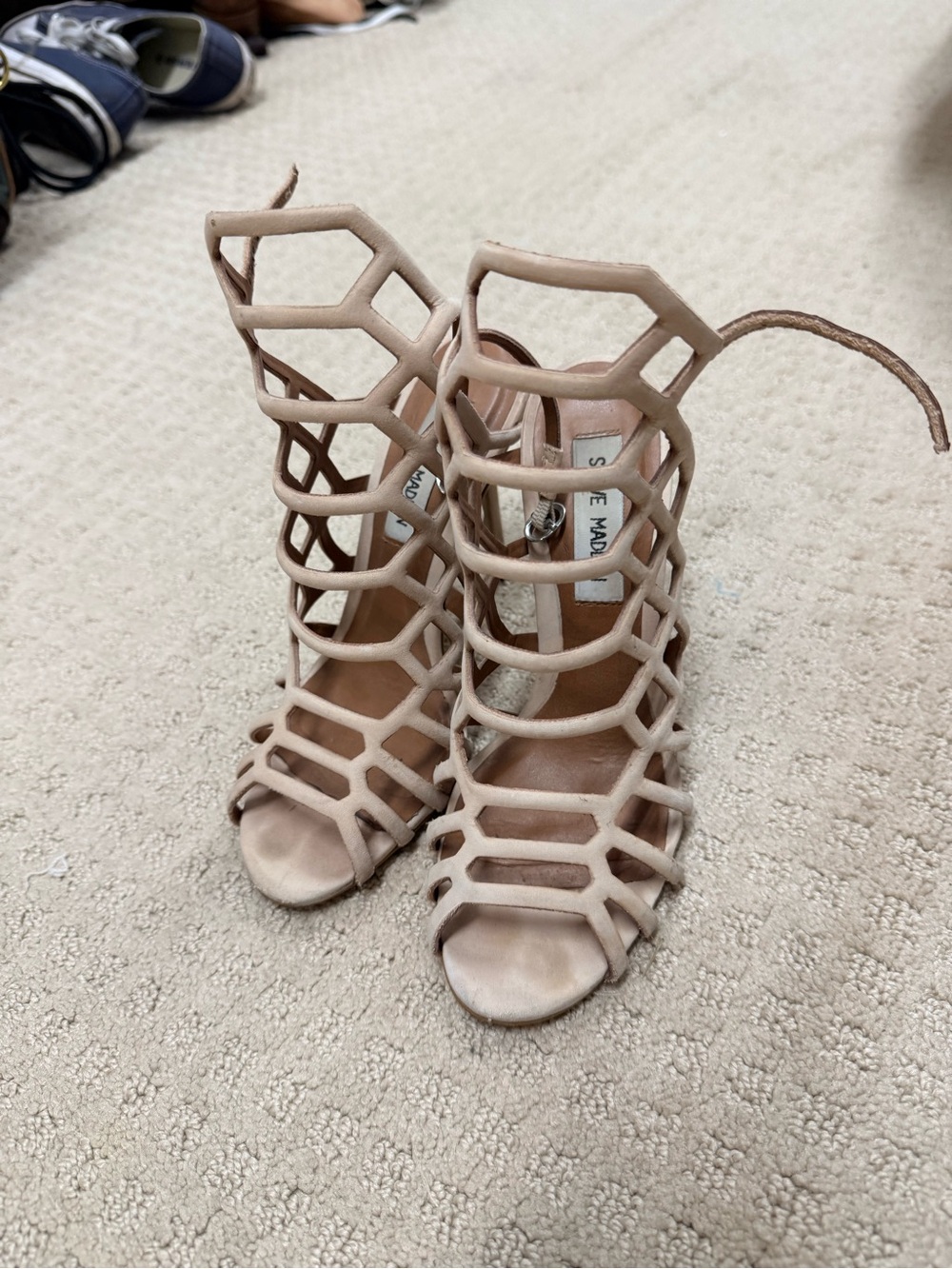 Steve Madden Cage High Heel Sandals